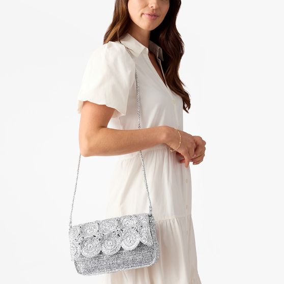 Soleil Handwoven Crossbody Clutch