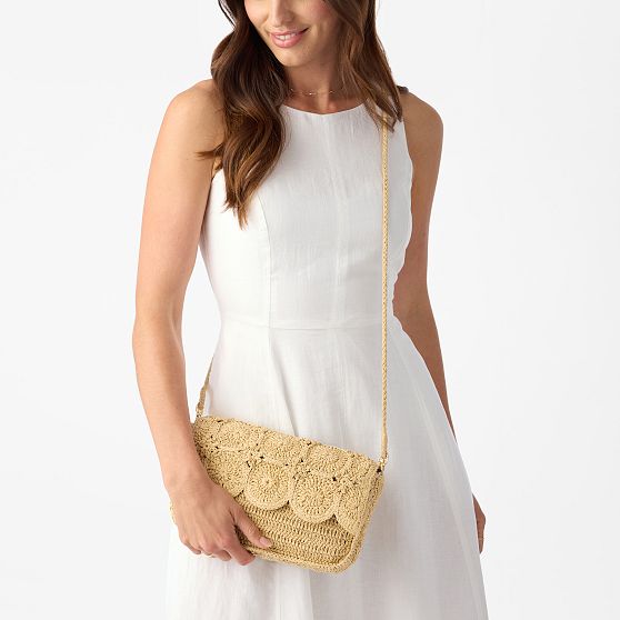 Soleil Handwoven Crossbody Clutch