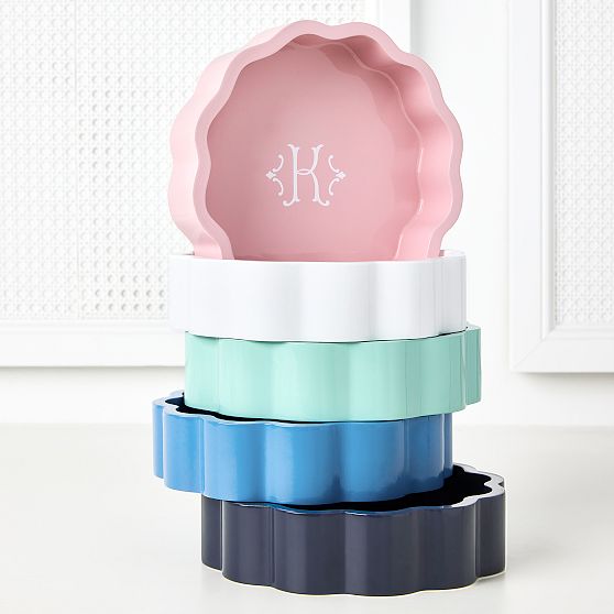 Bloom Lacquer Round Mini Tray