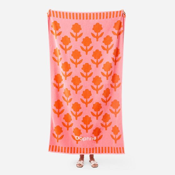 Bloom Terry Velour Beach Towel​