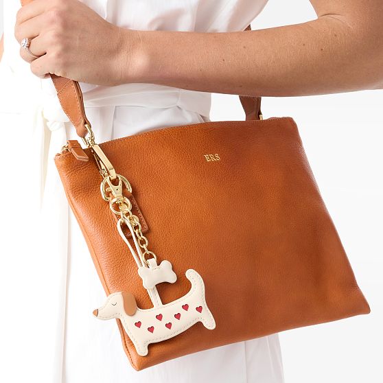 Heart Dachshund Bag Charm