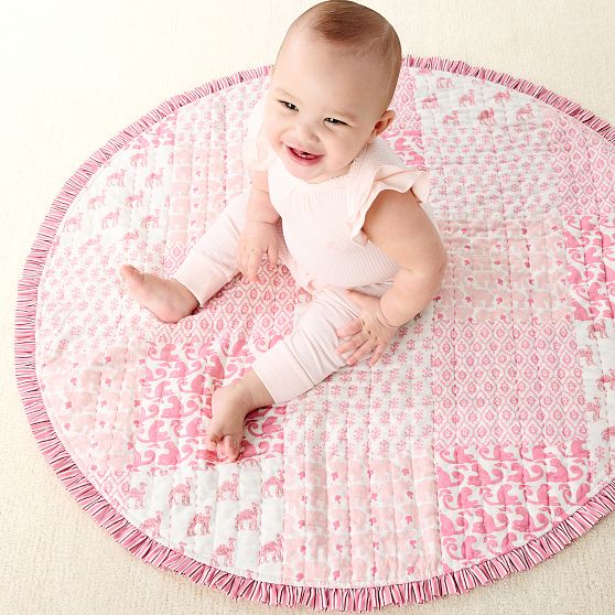 Patchwork Quilted Play Mat