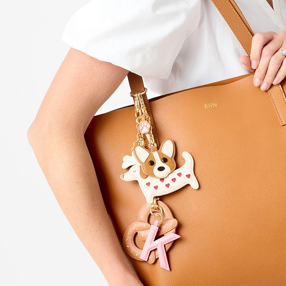 Heart Dachshund Bag Charm