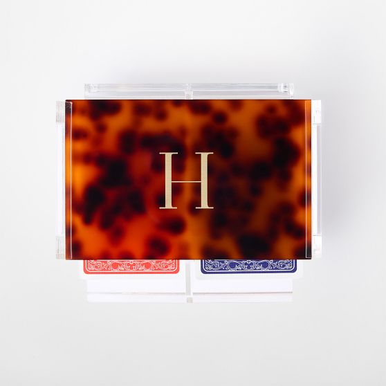 Acrylic Canasta Spinner Card Set​