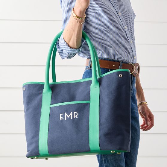 Alice Canvas and Leather Tote