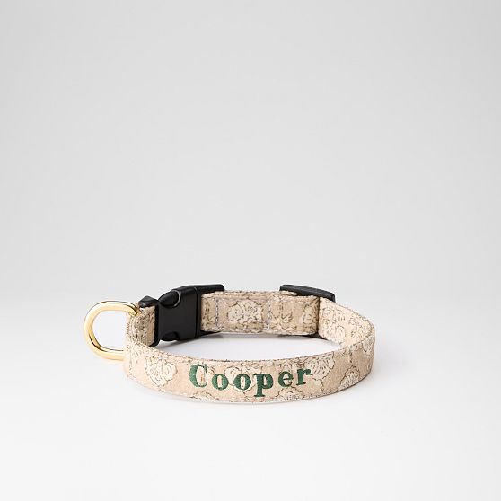 Block Print Dog Collar