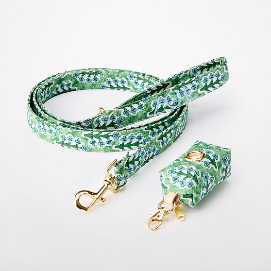 Block Print Dog Leash Set