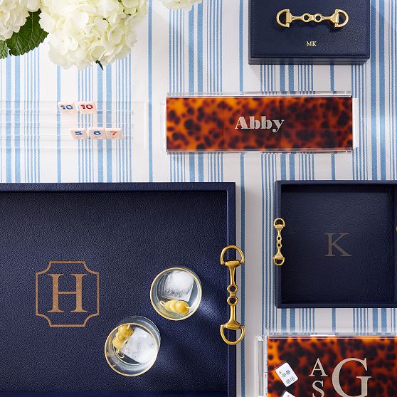 Acrylic Rummy Tile Game Set