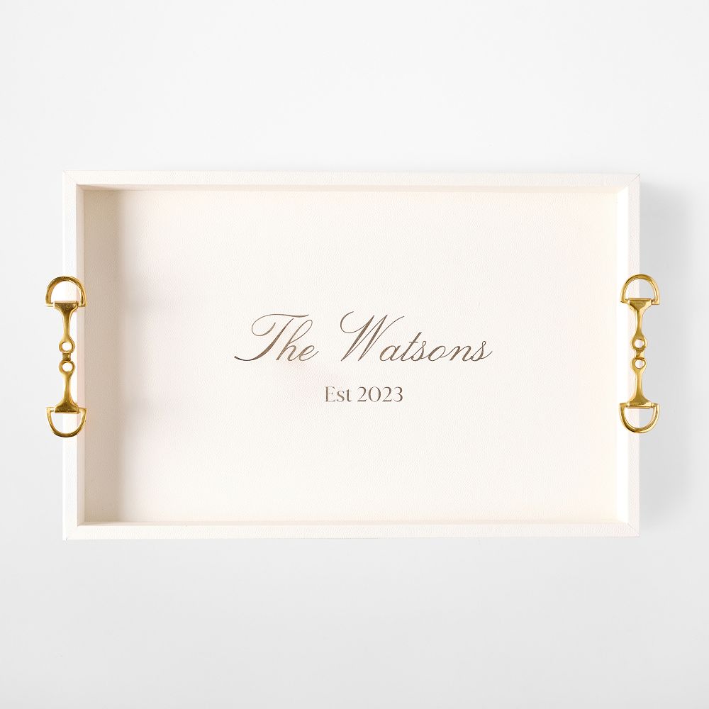 Horsebit Leather Tray - Andreozzi