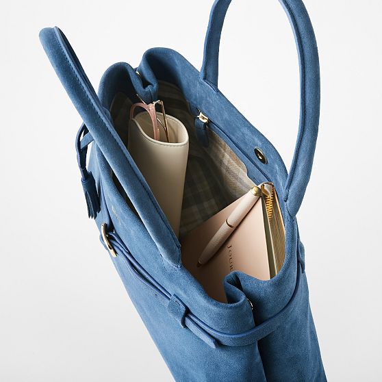 Isabella Belted Suede Handbag