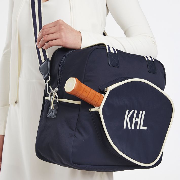 Sporty Stripe Pickleball Bag | Mark and Graham