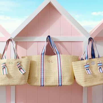 Straw + Beach Bags