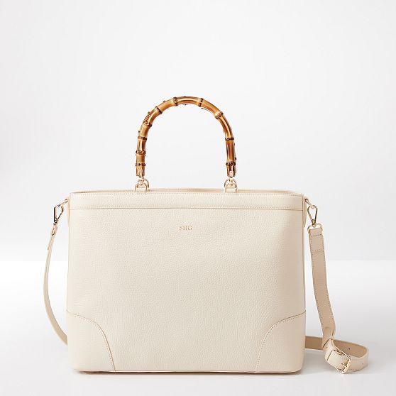 Emily Bamboo Leather Tote