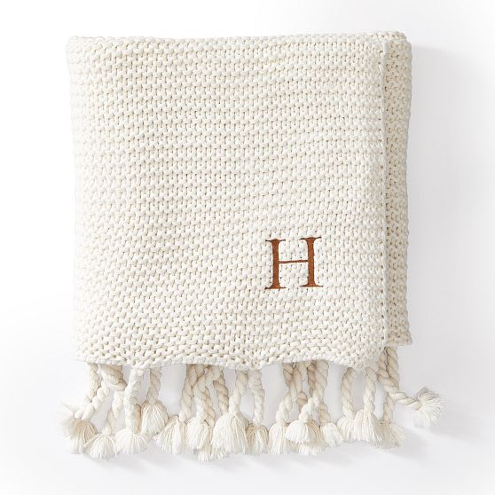 Chunky Knit Throw Blanket