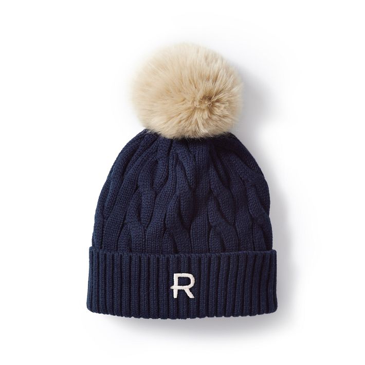 Cable Knit Pom Pom Hat – Cozy Winter Style | Mark and Graham