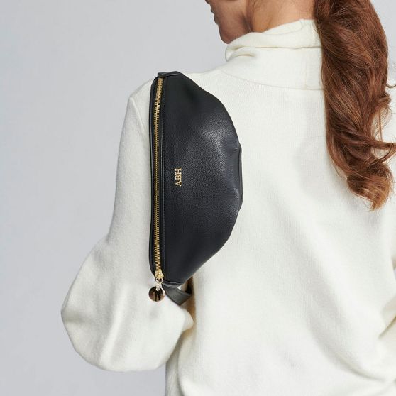 Faux Leather Belt Bag