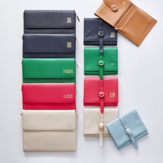 Faux Leather Tech Clutch