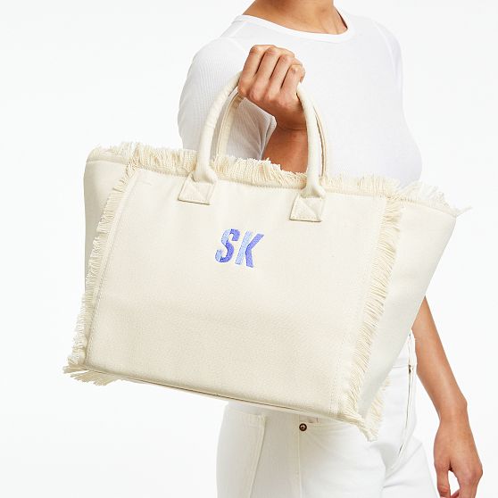 Monogram Mary Fringe Bag
