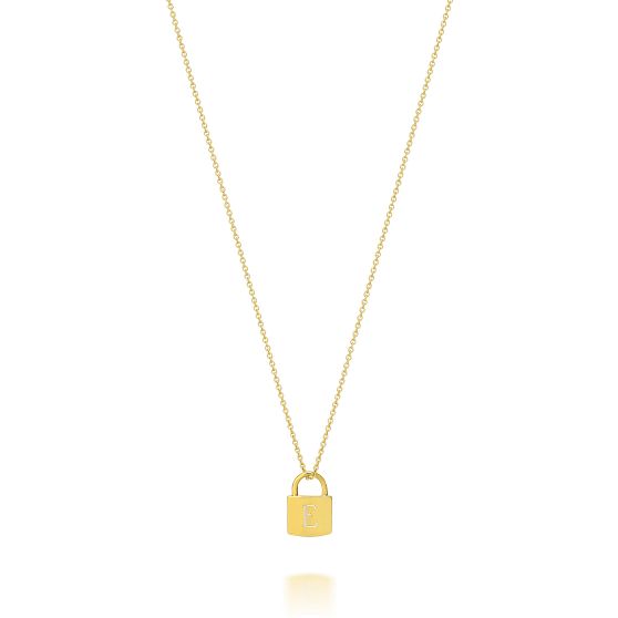 Sarah Chloe Padlock Necklace