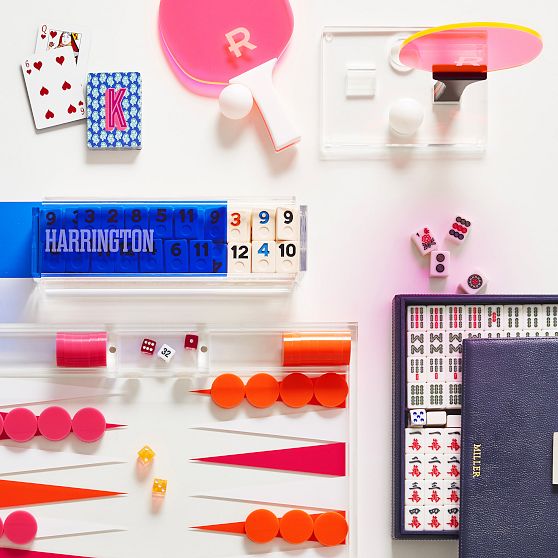 Leather Chinese Mahjong Game Set