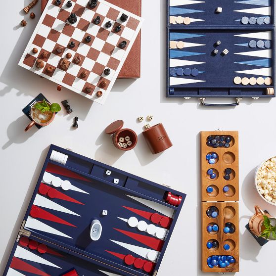 Leather Chess Game Set