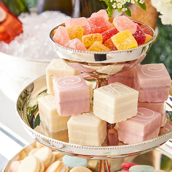 Celebration Beaded 3-Tiered Serving Stand