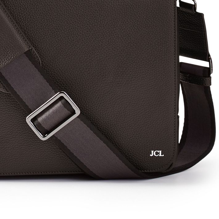 Étui à Cravates Mark & Graham En Cuir Marron - Travel Case - Neuf