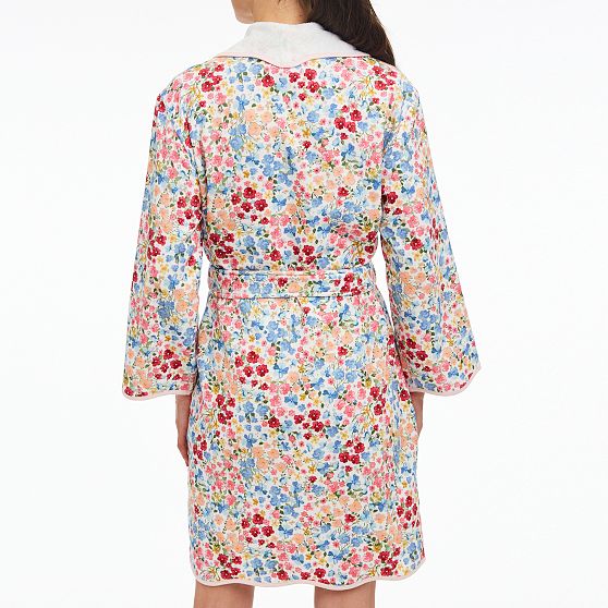 Scalloped Terry Robe