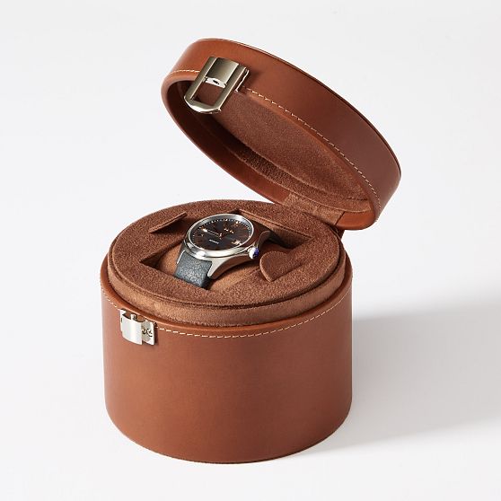 Dresser Top Round Single Watch Box