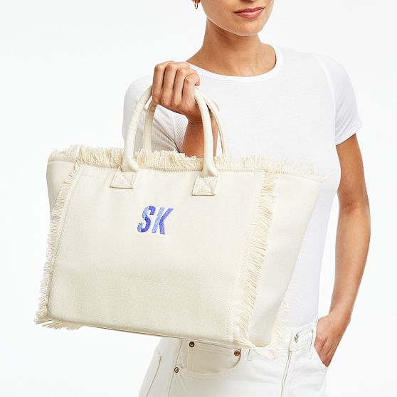 Monogram Mary Fringe Bag