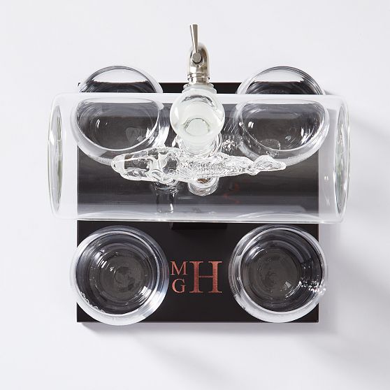 Bass Fish Decanter and Glasses Gift Set