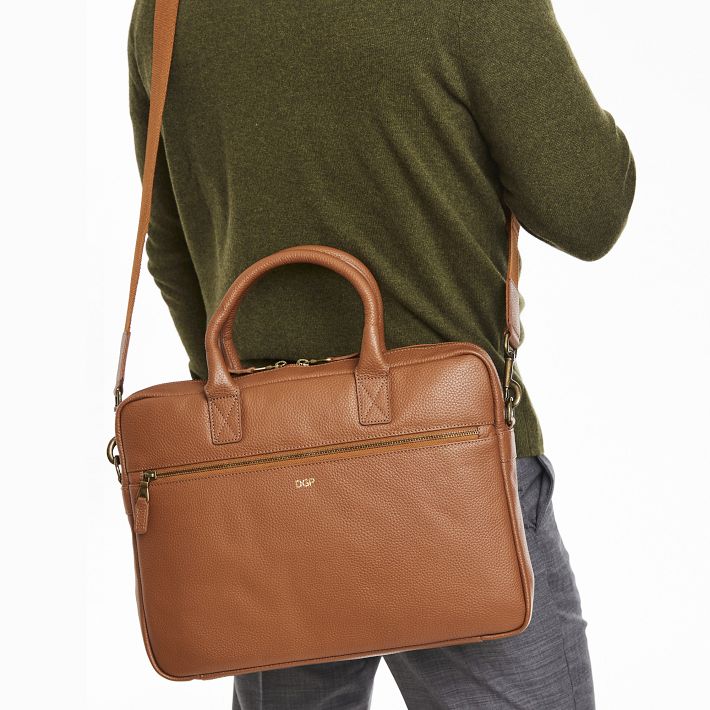 Harvey Leather Briefcase – Classic Work Bag | Mark and Graham