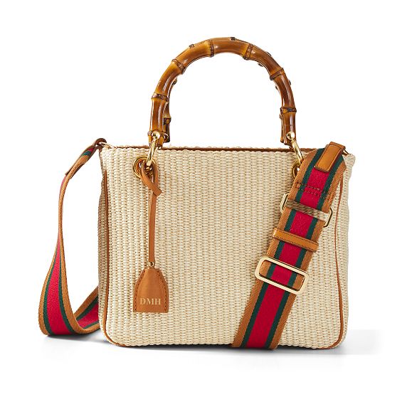 Bamboo Elisabetta Raffia Crossbody 