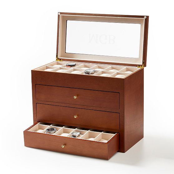Deluxe Wooden Watch Box