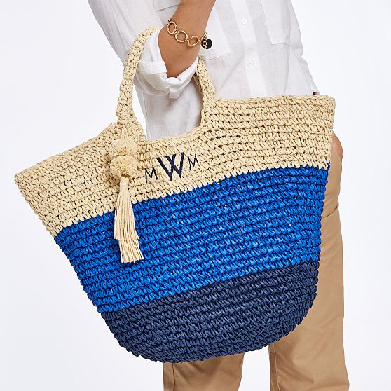 Maui Straw Beach Bag