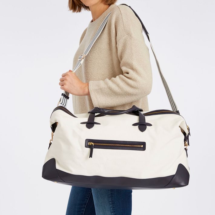 Mark & Graham Canvas + Twill Overnight Bag - Thumbnail 4