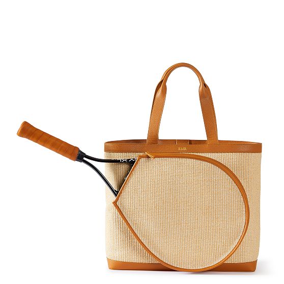 Raffia Tennis Tote