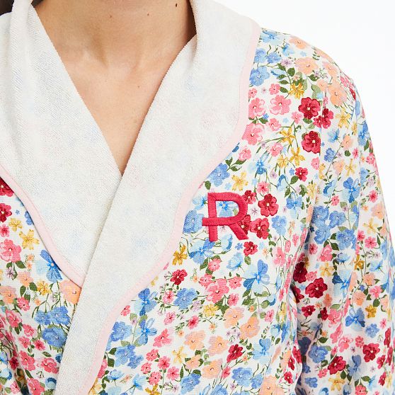 Scalloped Terry Robe