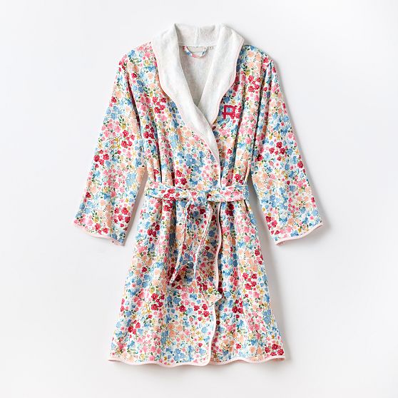 Scalloped Terry Robe