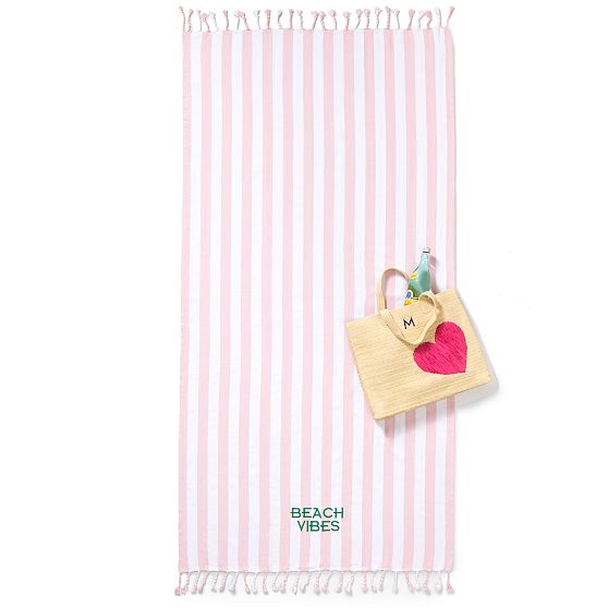 Cabana Stripe Packable Beach Towel