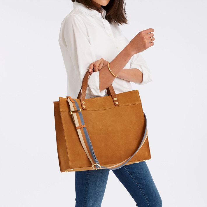 Essential Suede Tote Bag – Monogrammable | Mark and Graham