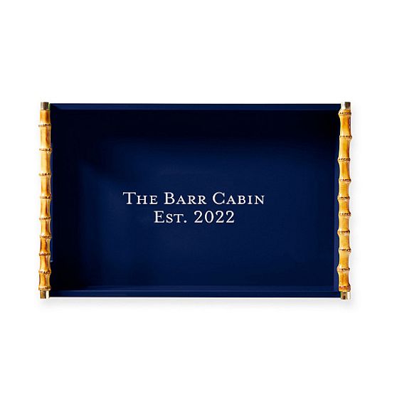 Bamboo Lacquer Serving Tray