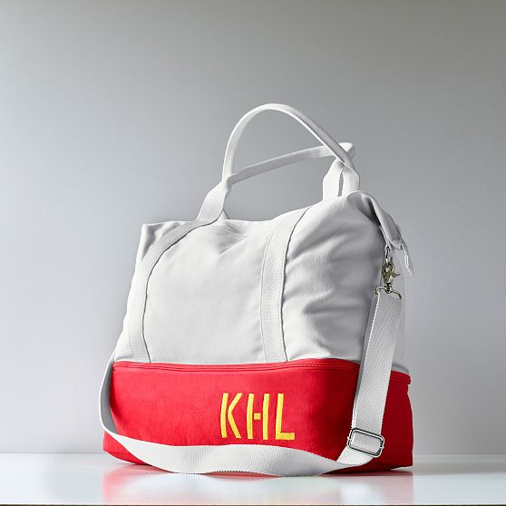 Color Pop Canvas Overnighter