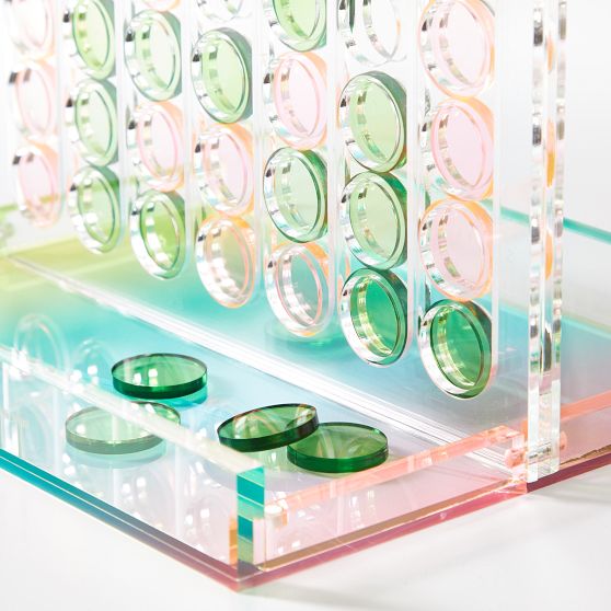 Sunnylife Colorful Acrylic 4-in-a-Row Game Set