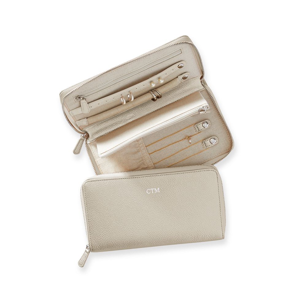 Travel Jewelry Zipper Case
