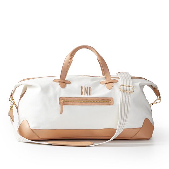 Mark & Graham Canvas + Twill Overnight Bag - Thumbnail 3