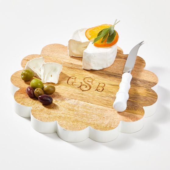 Mark Graham x Pencil Paper Co. Scalloped Cheese Board