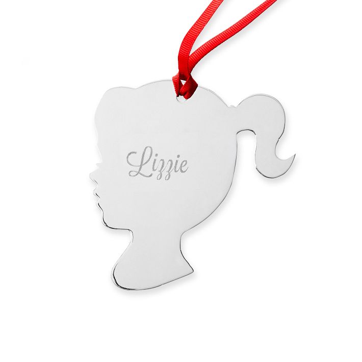 St. Jude Silver-Plated Ornament, Cameo Girl