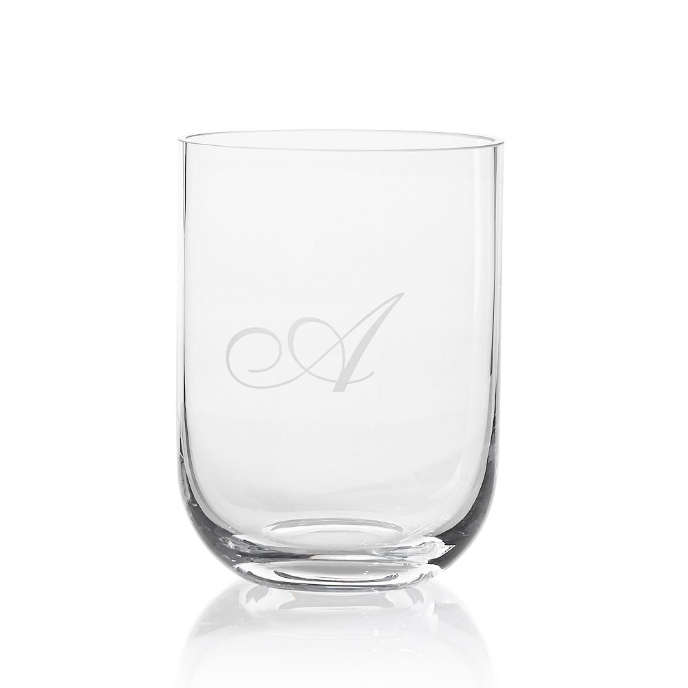Monogrammed Handblown Vase