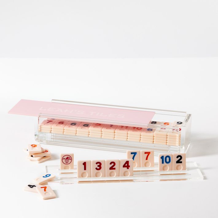 Acrylic Rummy Tile Game Set | Mark and Graham